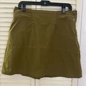 Athletes olive green skort